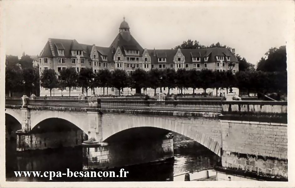 n°37 - BESANÇON - Pont Canot et Cité Universitaire (M. Tournier Archt)